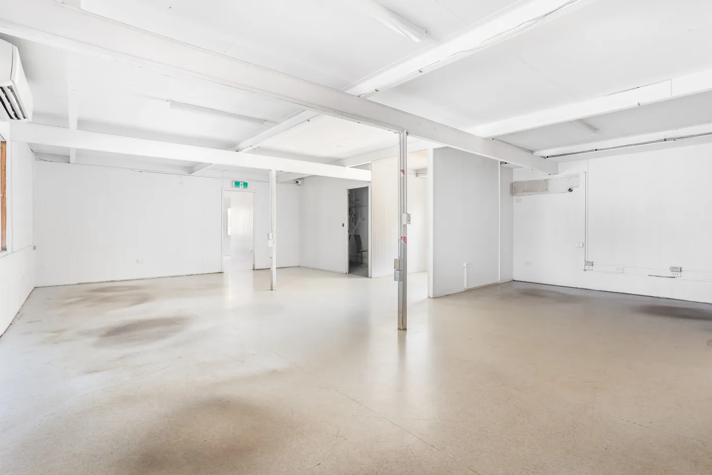 Open-plan office area within the office accommodation